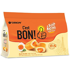 Hình ảnh Bánh ăn sáng C'est Bon Sốt Kem Trứng Lava 8P