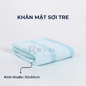 Khăn mặt sợi tre Royal Towel 30x50cm thấm hút tốt, không đổ lông, không ra màu