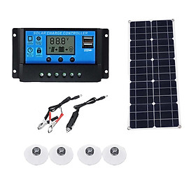 Bộ sạc bảng điều khiển năng lượng mặt trời điều chỉnh thông minh không thấm nước 40W Solar Panel Charger