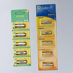 Mua Pin 12V 23A 12V 27A cho remote cửa cuốn các loại điều khiển công tắc RF ô tô xe đạp điện