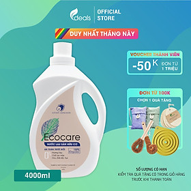 Nước Lau Sàn Hữu Cơ Bồ Hòn Ecocare - 100% thực vật, tinh dầu khử mùi, đuổi muỗi, chống trượt, kháng khuẩn - Chai 4000ml