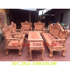 Mua Bộ bàn ghế kiểu louis pháp gỗ hương đá
