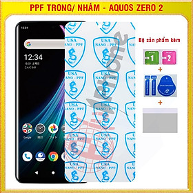 Dán dẻo PPF loại trong và nhám cho mặt trước, sau Sharp Aquos Zero 2