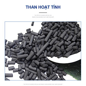 Than hoạt tính lọc nước 2KG cao cấp, lọc nước bể cá, nước sinh hoạt, giếng, công nghiệp, hồ thủy sinh, xử lý khí thải, khử độc, khử mùi