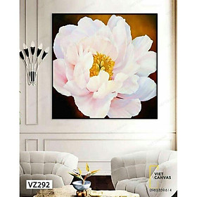 Mua XẢ siêu sốc tranh treo tường  tranh canvas hoa hồng phớt size đại