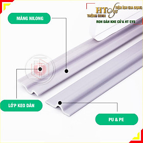 Cuộn Ron Dán Che Khe Cửa,Chân Cửa HT SYS - Chống Nước - Chống Gió Lùa - Chống Ồn - Bụi Bẩn - Ngăn Côn Trùng Cuộn Dài 2 Mét
