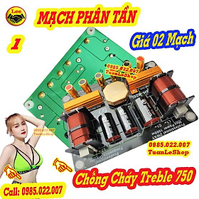Mua MẠCH PHÂN TẦN CHỐNG CHÁY TREBLE 750 - 1 BASS + 1 TREP  SH-820L GIÁ 02 MẠCH - PHÂN TẦN CÓ BẢO VỆ TREBLE
