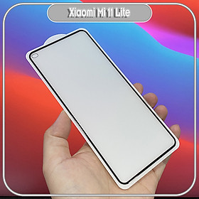 Mua Kính cường lực cho Xiaomi Mi 11 Lite chống vân tay Full viền Đen