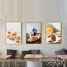 Mua Tranh treo tường canvas 3 bức phong cách hiện đại Bắc Âu 128  tranh decor trang trí phòng khách  phòng ngủ  phòng ăn