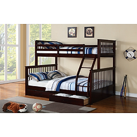 Giường 2 Tầng K.Bed 128 (Nâu)