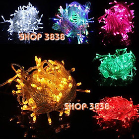Cắm Điện-Dây Đèn Led 10M-100B Nhiều Màu Dây Chịu Lực Chống Nước