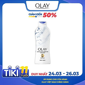 New Sữa Tắm Olay Fresh Daily Exfoliating Sea Salts
