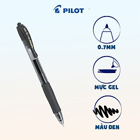 Bút gel pilot g-2 mực đen bl-g2-7-b