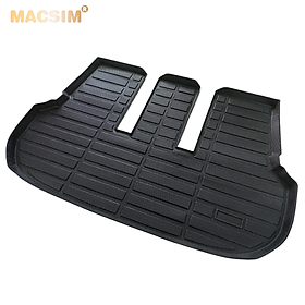 Thảm lót cốp xe ô tô SĐ Toyota Fortuner/ Innova 2008- nay nhãn hiệu Macsim chất liệu TPE cao cấp màu đen