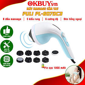 Máy massage bụng cầm tay 8 đầu Puli PL-607AC3