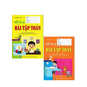 Vở Ô Li Bài Tập Toán Lớp 2 - Combo 2 Tập - Bám Sát SGK Kết Nối Tri Thức Với Cuộc Sống - Hồng Ân - Li Jing