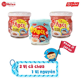 Combo 3 lọ ruốc cá hồi Meiwa bổ sung DHA, EPA, omega-3