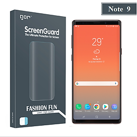 Miếng Dán Dẻo Gor 3D Cho Samsung Galaxy Note 9 (Dán Full màn hình) - Hàng nhập khẩu