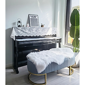 Mua Khăn phủ đàn piano cơ đàn piano điện tử 88 phím phong cách Châu Âu cổ điển sang trọng chống bụi chống xước - HÀNG CHÍNH HÃNG