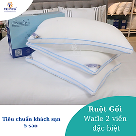 Mua Cao Cấp Ruột Gối Wafle Microfiber 2 Viền  Chống Đau Mỏi Vai Gáy
