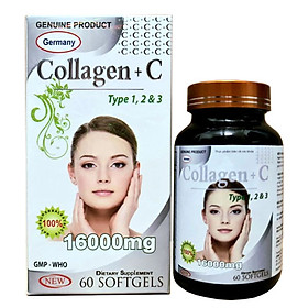 Viên Uống Đẹp Da Collagen +C Type 123 Hộp 60 viên