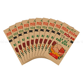 Xấp Bao Lì Xì Huỳnh Gia Phát - Cho Em Lì Xì (10 Cái/ Xấp)