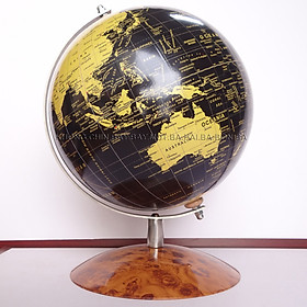 Địa cầu phong thuỷ 30 TA - Giá đỡ inox, đế inox vân nu