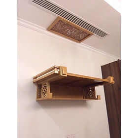 Mua bàn thờ gỗ sồi 89cm