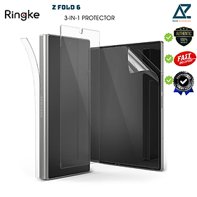 Bộ Miếng Dán Màn Hình RINGKE 3-in-1 Protector dành cho Samsung Galaxy Z Fold 6 (dán màn hình ngoài, màn trong, dán viền)_ Hàng chính hãng
