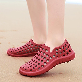 Kích thước lớn unisex Summer Sandal Sandals Bãi biển Bãi biển Aqua Giày đôi dép thường Color: As picture Shoe Size: 37