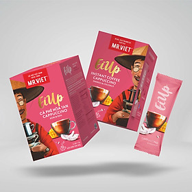 EiUp Cà Phê Hoà Tan Cappuccino Xoài  Dừa hộp 12 gói