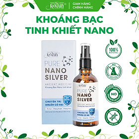 Khoáng bạc tinh khiết nano 10ppm Kentary chai 100ml