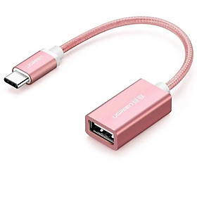 Mua Ugreen UG40327US203TK 15Cm màu Hồng Cáp USB TypeC 2.0 OTG - HÀNG CHÍNH HÃNG