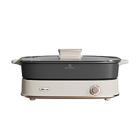 Nổi Lẩu 2 Ngăn 6.5L Bear DHG-D65A1 - Hàng Chính Hãng
