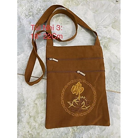 PHỤ KIỆN ĐI CHÙA # Túi Trung Thêu Thư Pháp# Túi Nam Nữ # Bị