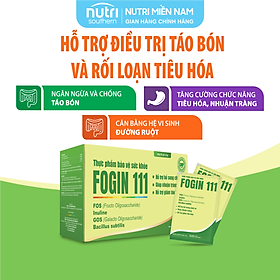 Fogin 111 – Hỗ Trợ Bổ Sung Probiotics và Chất Xơ Giúp Nhuận Tràng, Giảm Táo Bón