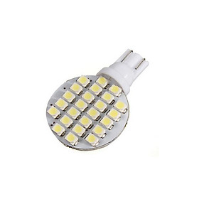 10X T10 24-SMD Side Wedge Car Landscaping Cool White LED Light  921 194