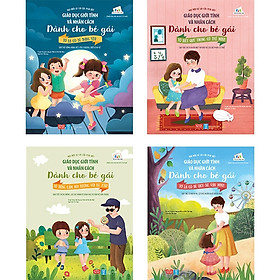 [Download Sách] Combo Giáo Dục Giới Tính Và Nhân Cách Dành Cho Bé Gái (Bộ 4 Cuốn)