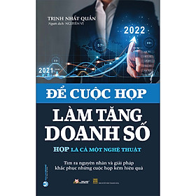 Để Cuộc Họp Làm Tăng Doanh Số