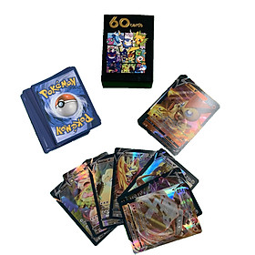 Bộ Thẻ Bài Chơi Pokemon 60 Thẻ (49V + 11Vmax ) Chơi Đối Kháng New Đẹp