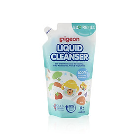 Nước Rửa Bình Sữa Pigeon Hương Tự Nhiên (New 2022)