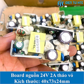 Mua Board nguồn tháo vỏ 24V 2A 40x73x24mm loại tốt