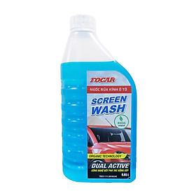 Nước rửa kính ô tô FOCAR Screen Wash 850ml - Châm kính đổ trực tiếp, Vệ sinh kính gương siêu sạch, Hiệu ứng lá sen, chống bám nước, chống bám bụi, chống xước kính tiêu chuẩn ROHS ISO 9001:2015