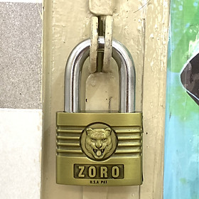 Ổ khóa chống cắt ZORO 6 phân đầu cọp càng chống cắt ,khóa cửa chống gỉ chống nước cao cấp