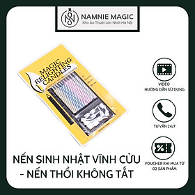 Hình ảnh Nến Thổi Không Tắt Ảo thuật (bộ 10 cây), Nến sinh nhật Vui Nhộn, Đồ Chơi Troll Bạn Bè