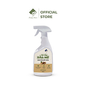Xịt tẩy dầu mỡ Enzyme bồ hòn ECOCARE 500ml tinh dầu Quế/Cam Sả kháng khuẩn, làm sạch thiết bị nhà bếp