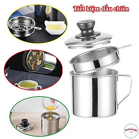 Mua Combo 4 Bình Lọc Dầu Ăn INOX 304 Không Gỉ Cao Cấp 00846