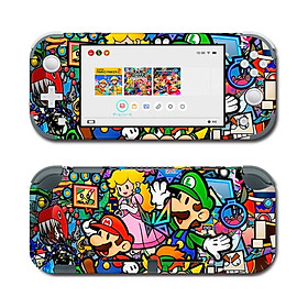 Mua Skin decal dán Nintendo Switch Lite mẫu Mario stickerbomb (dễ dán  đã cắt sẵn)