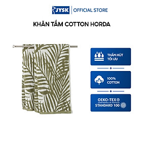 Mua Khăn tắm cotton | JYSK Horda | xanh lá | R70xD140cm