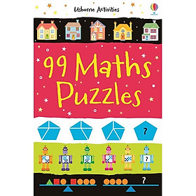 Hình ảnh Review sách Sách tương tác tiếng Anh - Usborne 99 Maths Puzzles